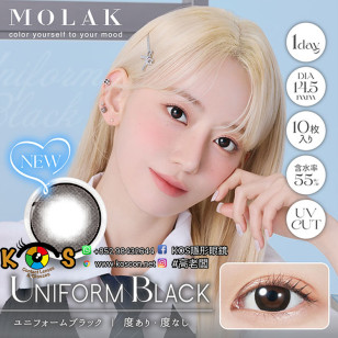 MOLAK 1day Uniform Black モラクワンデー ユニフォームブラック